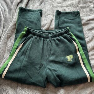 VS pink green tracksuit sweatpants wide leg